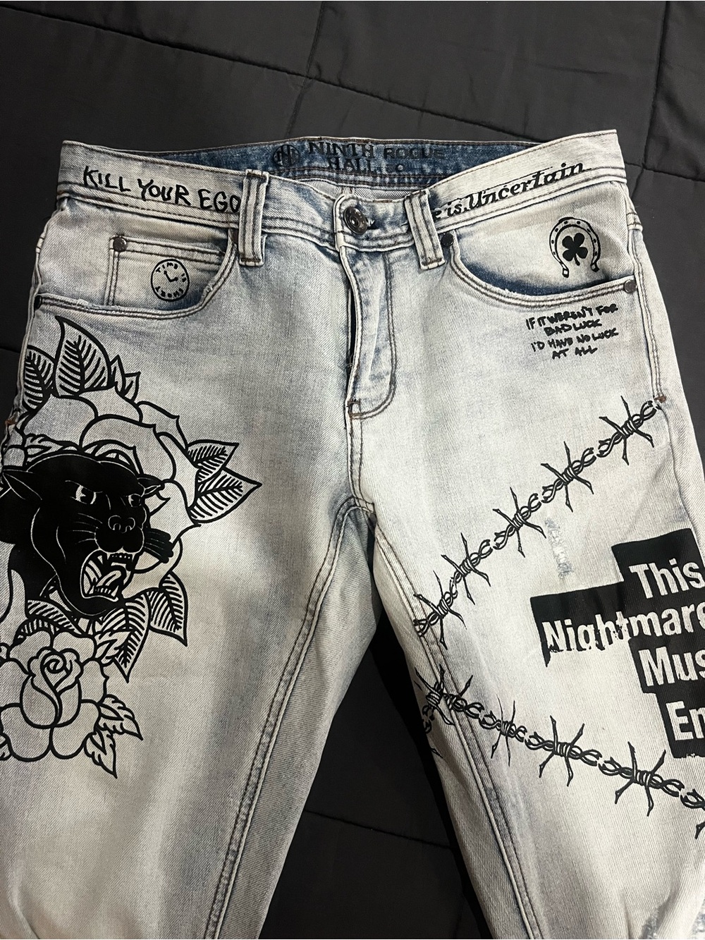 Graphic Ninth Hall Jeans
